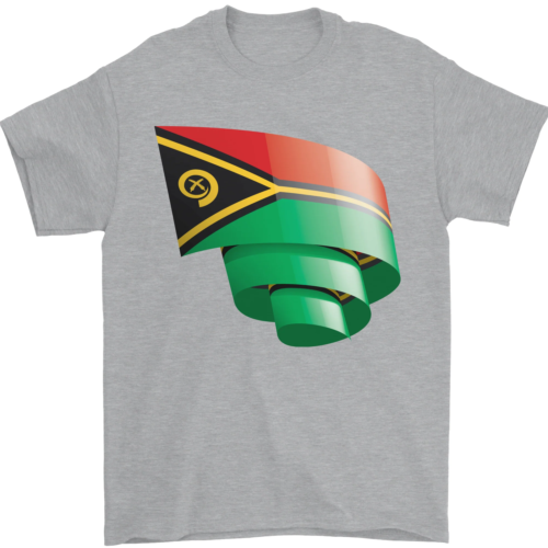 Gekräuseltes Vanuatu Flag Day Football Herren-T-Shirt, 100 % Baumwolle_voghion.com