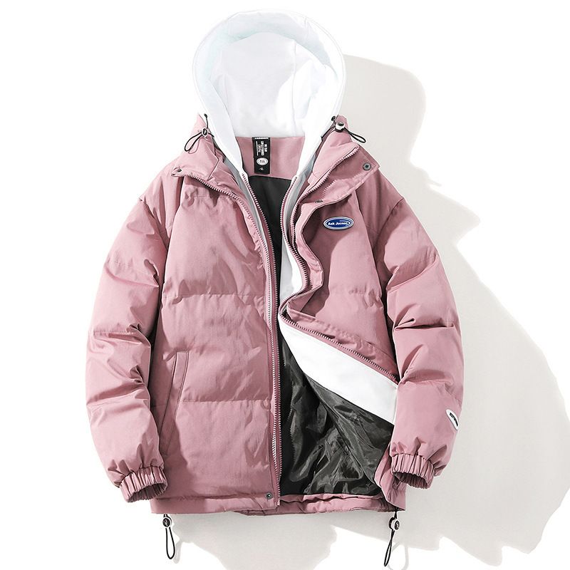 Winter 2024 neue lockere lässige Kapuzen-Baumwolljacke Herren trendige Marke Winter dicker Mantel Herren_voghion.com