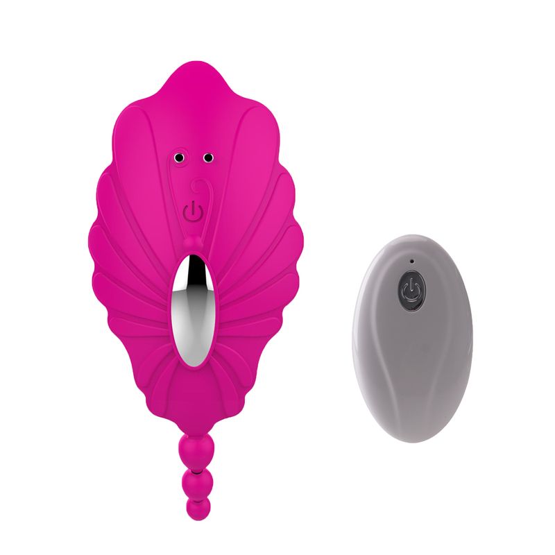Pink Purple Electric Shock USB Rechargeable Butterfly Pussy Adult Sex Toys Women Clit Vagina Wireless Remote Vibrator For Women_voghion.com