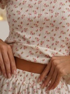 2025 Homewear Spring Summer New Printed Shorts Short Sleeve Fashion Casual Women's Pajamas_voghion.com