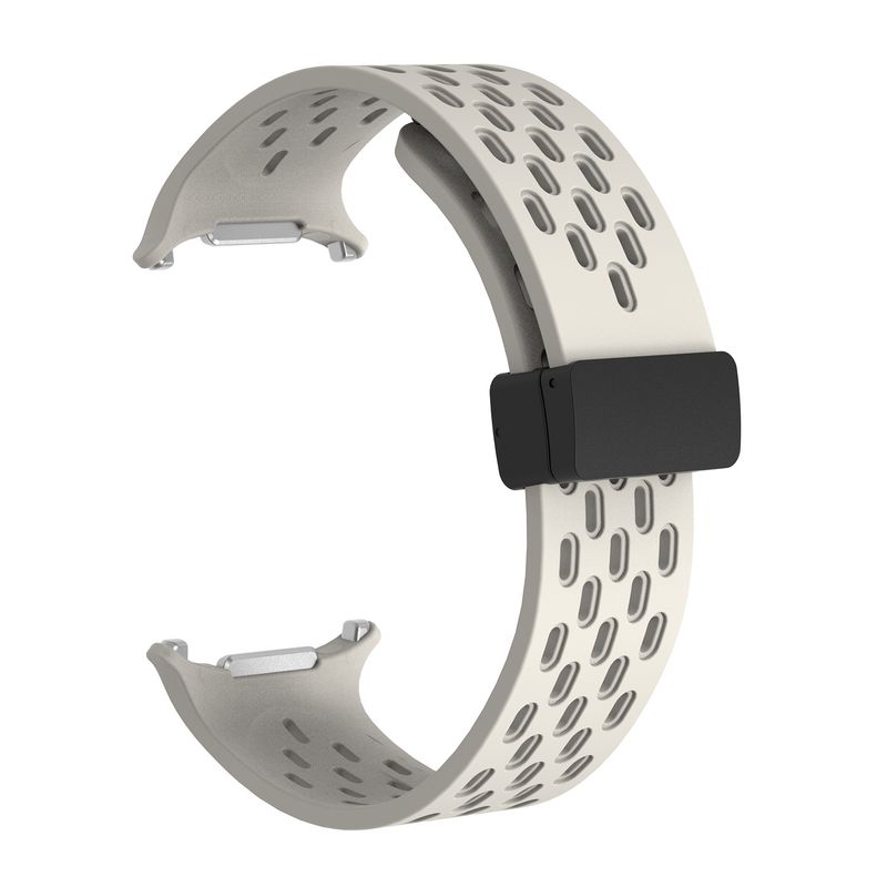 Magnetic Folding Buckle Band Samsung 47Mm Silicone Soft Strap For Galaxy Watch 7 Ultra Watchband Bracelet_voghion.com