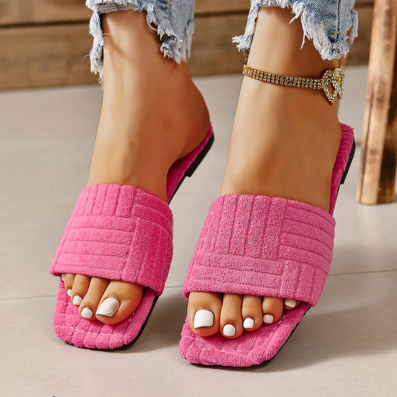 Sommertøfler Dame Flate Luksus Utendørs Strandflip-flops Damesandaler Trend Merkedesign Slides Sko Dame 2024 Stor Størrelse 43_voghion.com