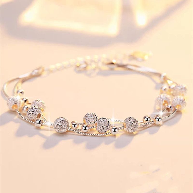 Light luxury and niche design bracelet for women, multi-layer transfer bead bracelet for Valentine's Day to give girlfriend a birthday gift_voghion.com