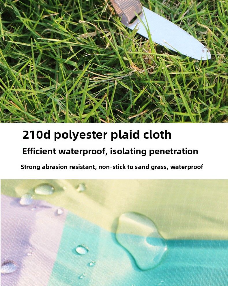 Tapis de sol léger et compact pour camping en plein air, pique-nique, tissu Oxford résistant à l'usure, imperméable et résistant à l'humidité_voghion.com