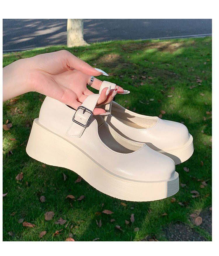 2024 yeni ilkbahar ve yaz Mary Jane ayakkabı platform taban Japon fiyonk öğrenci JK çok yönlü tatlı tasarım_voghion.com