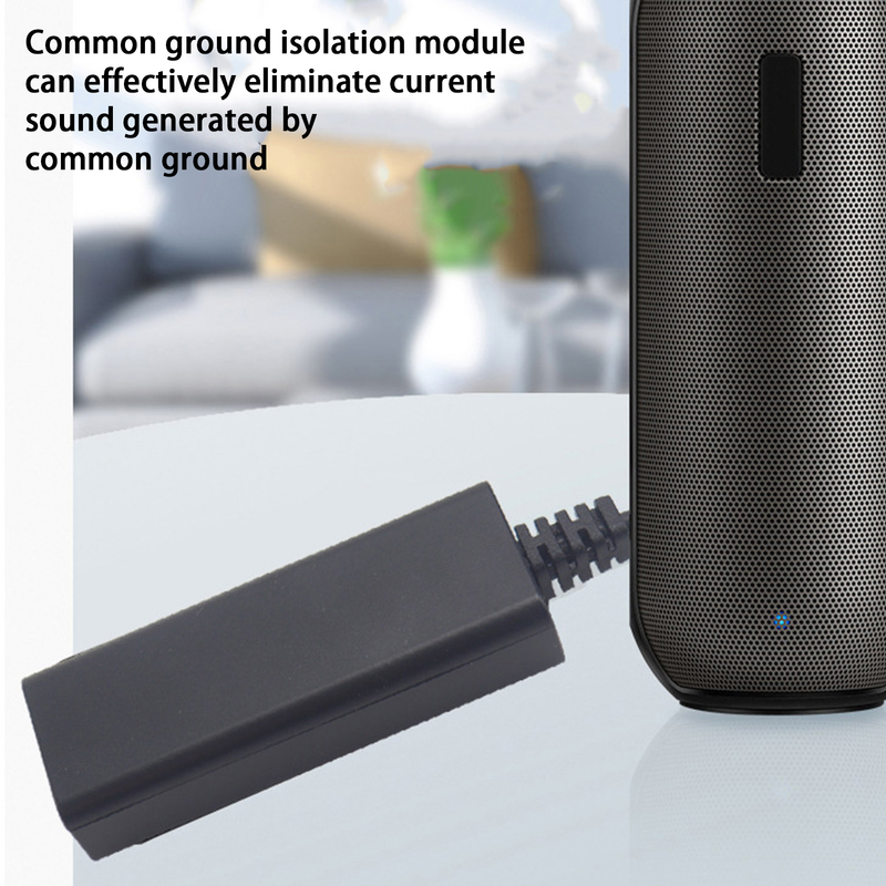 Isolatore Riduzione Intelligente Eliminazione del Ronzio Interfaccia da 3,5 mm Car Stereo Sstem Aux Audio Noise Reducer Filtro Casa_voghion.com