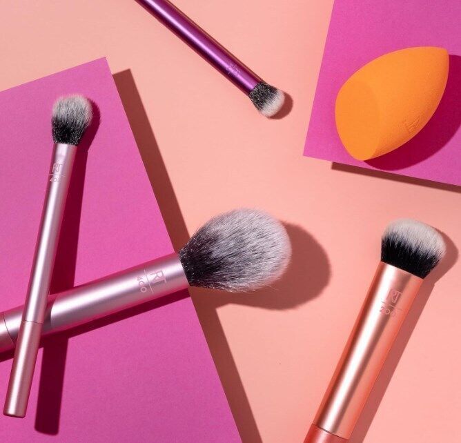 Alltagsutensilien + Make-up-Schwamm-Set, Make-up-Pinsel und Make-up-Blender-Schwamm_voghion.com