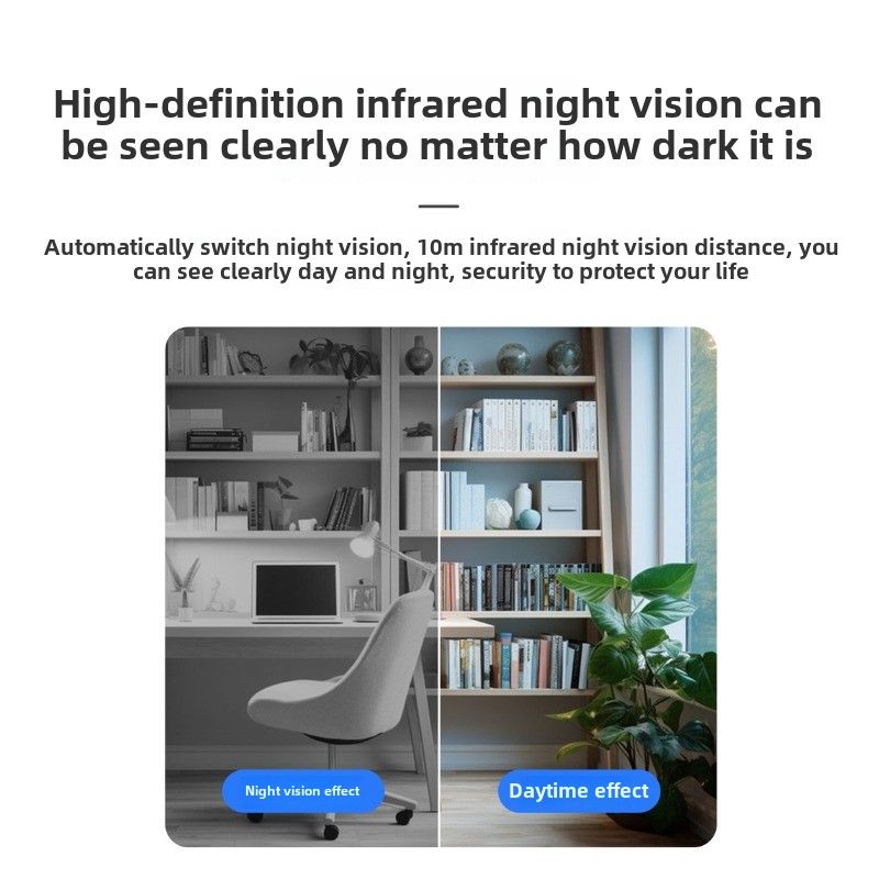 New A4 camera high definition night vision 1080p two-way voice wireless wifi camera_voghion.com