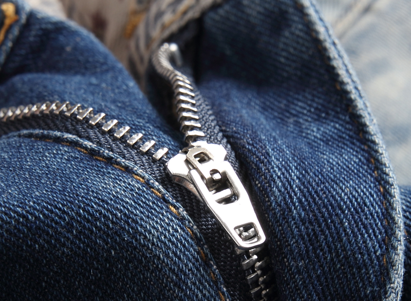 Pantaloncini in denim a cinque quarti da uomo, pantaloni dritti a vita media, alla moda_voghion.com