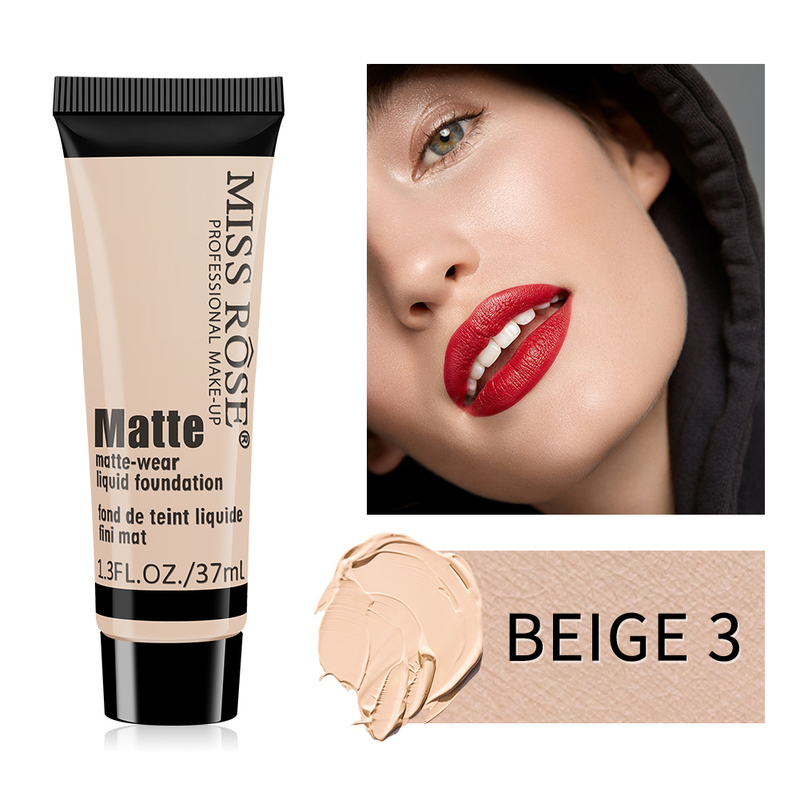 Base líquida corretivo creme MISS ROSE_voghion.com