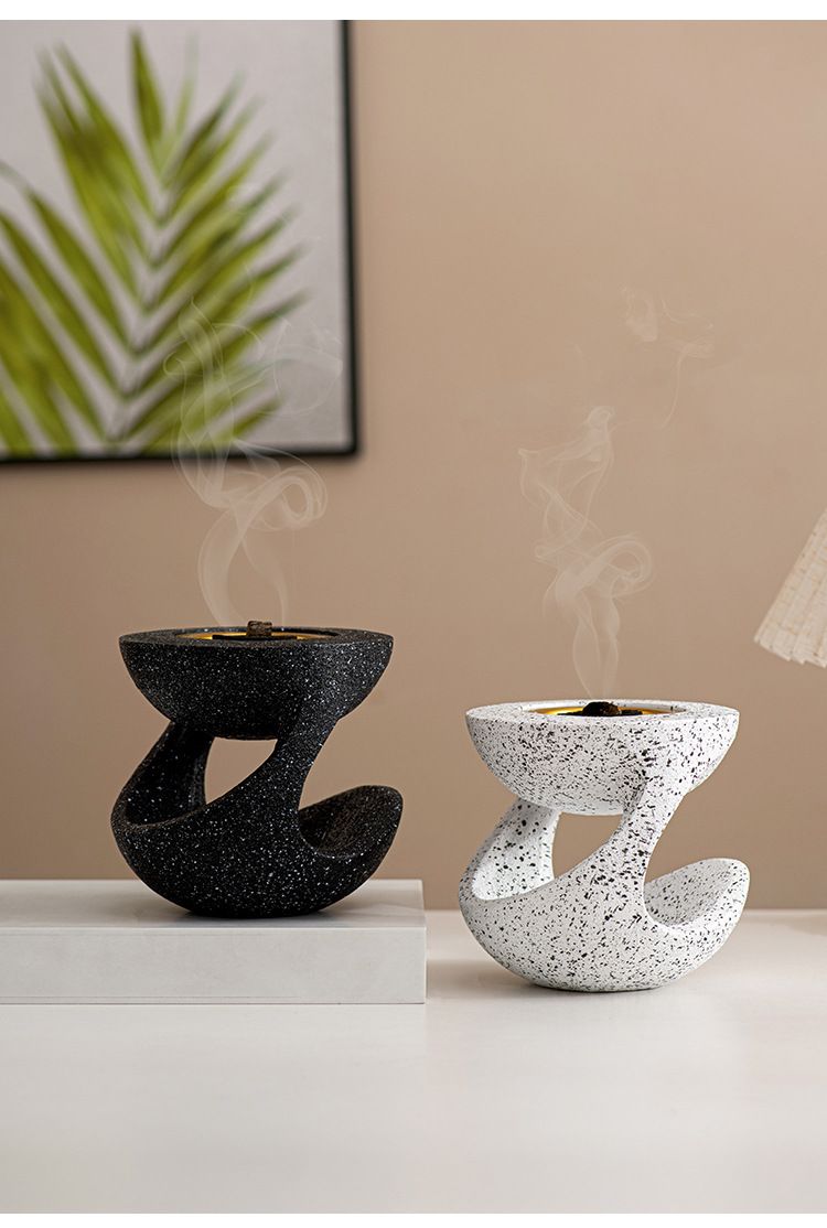 Moderne kreative Harz hängen Topfform Handheld Aromatherapie Brenner Home Dekoration arabischen Räucherstäbchenhalter_voghion.com