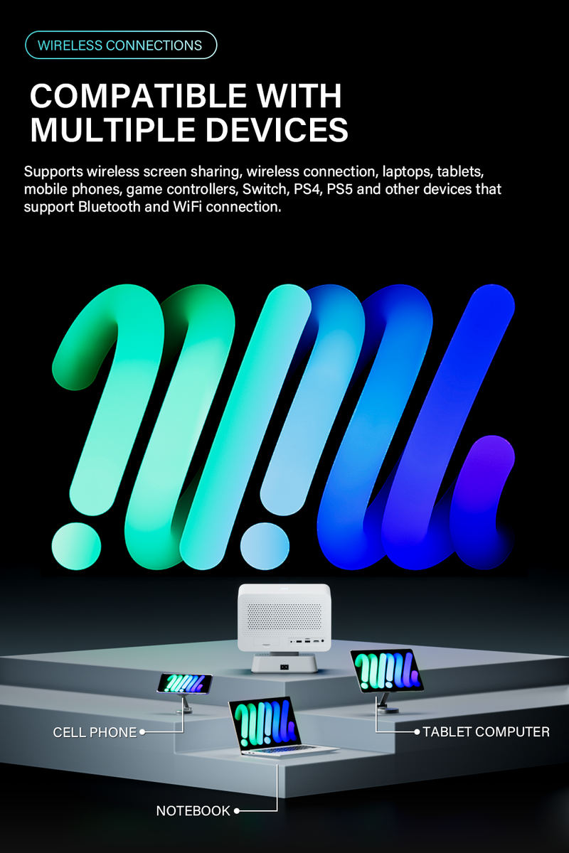 P50 Global Smart 11 4K WIFI Bluetooth Android Electric Focus 1080P Home Cinema Proiettore portatile per esterni_voghion.com