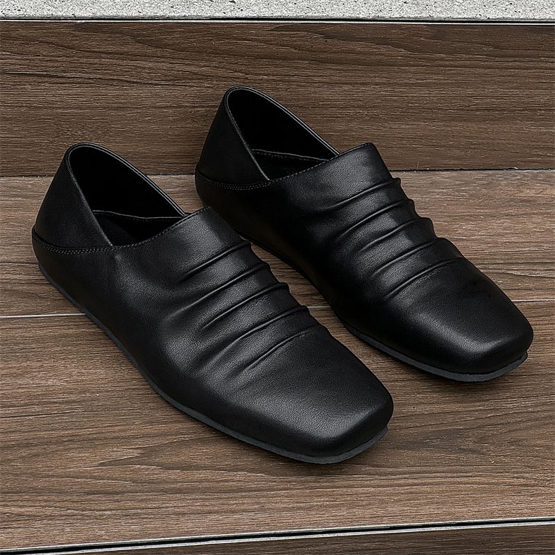 2025 New Niche Square Derby Shoes With High-end Toe Caps For Couples, Model 79004-79005-X_voghion.com