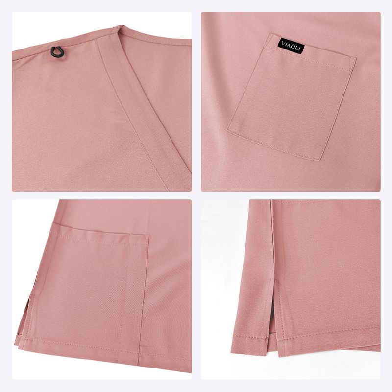 Damenbekleidung für den Operationssaal, kurzärmelige Handwaschkleidung, weibliche Hautpflege, Krankenschwesterkleidung, Isolationskleidung für Chirurgen, Arbeitskleidung_voghion.com