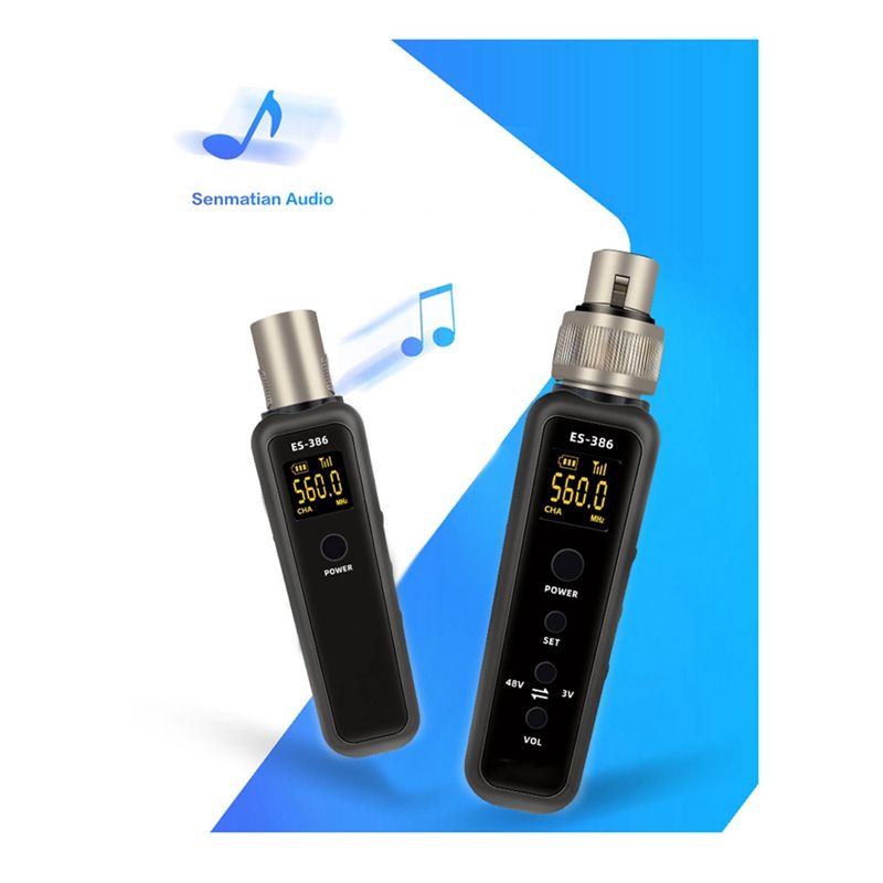 Uhf Wireless Converter Xlr For Microphone Guitar Transmitter Receiver Adapter_voghion.com
