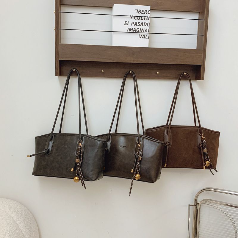 Hochwertige Textur Große Kapazität Für Frauen 2024 Neue Herbst Winter Pendler Schulter Handheld Einkaufstasche_voghion.com