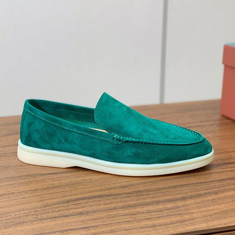 Le Fu - Zapatos planos de pareja, cómodos, informales, grandes, de un solo paso, 2024_voghion.com