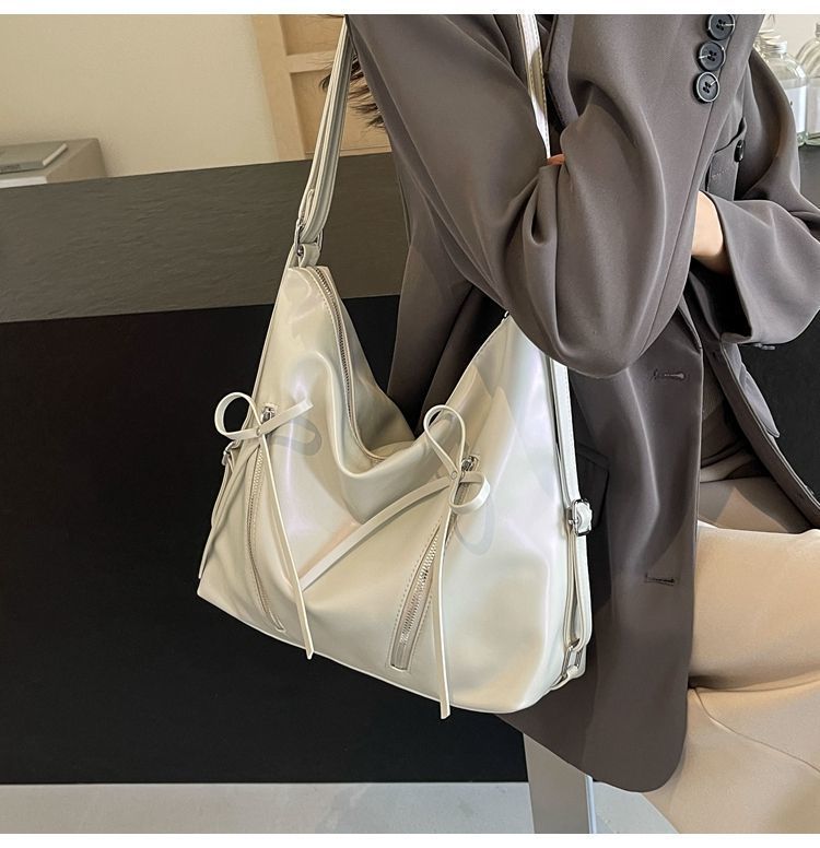 summer New Korean Bow Handbag Fashion Casual Large Capacity Shoulder Backpack Versatile Daily_voghion.com