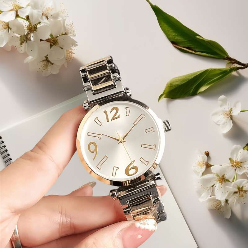 Orologio digitale alla moda per studentesse, semplice ed elegante, cinturino sottile, quadrante piccolo, squisito, compatto al quarzo da donna_voghion.com