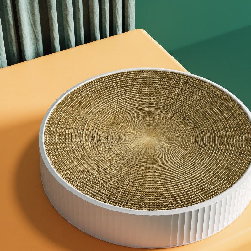 Wear-Resistant Scratching Non-Shedding Multi-Functional Corrugated Paper Nest Toy Cat Board Claw Grinder_voghion.com