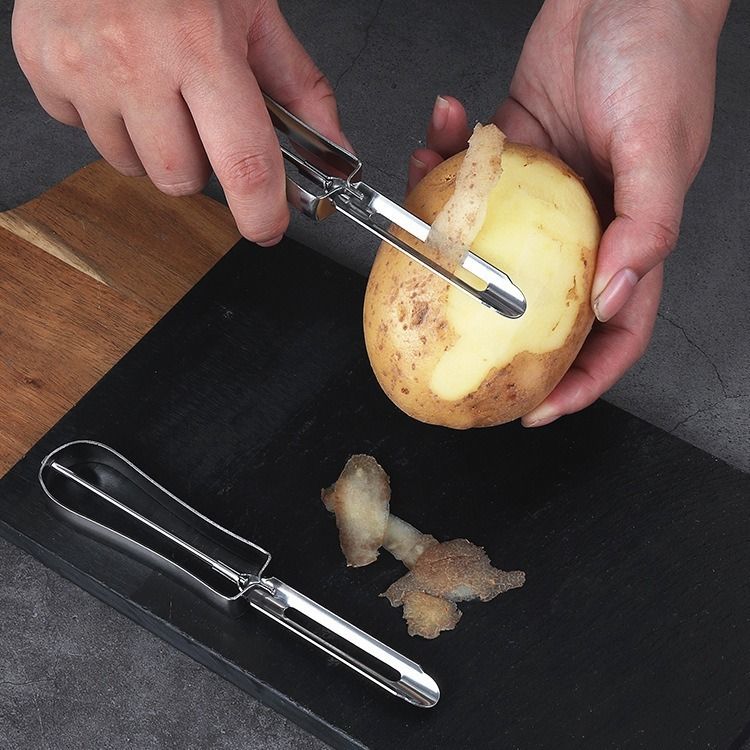 Stainless Steel Multifunctional Peeler For Potatoes, Melons, Fruits, And Vegetables, Kitchen Tool_voghion.com