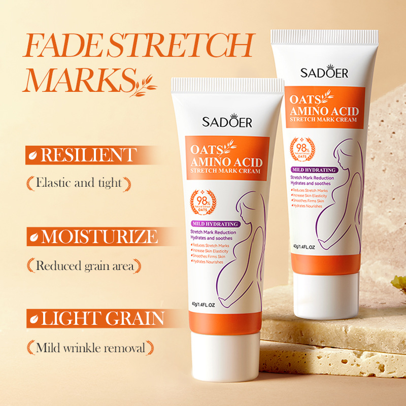 SADOER Oat Cream Gentle and Non irritating Nourishing Body Lotion in English_voghion.com