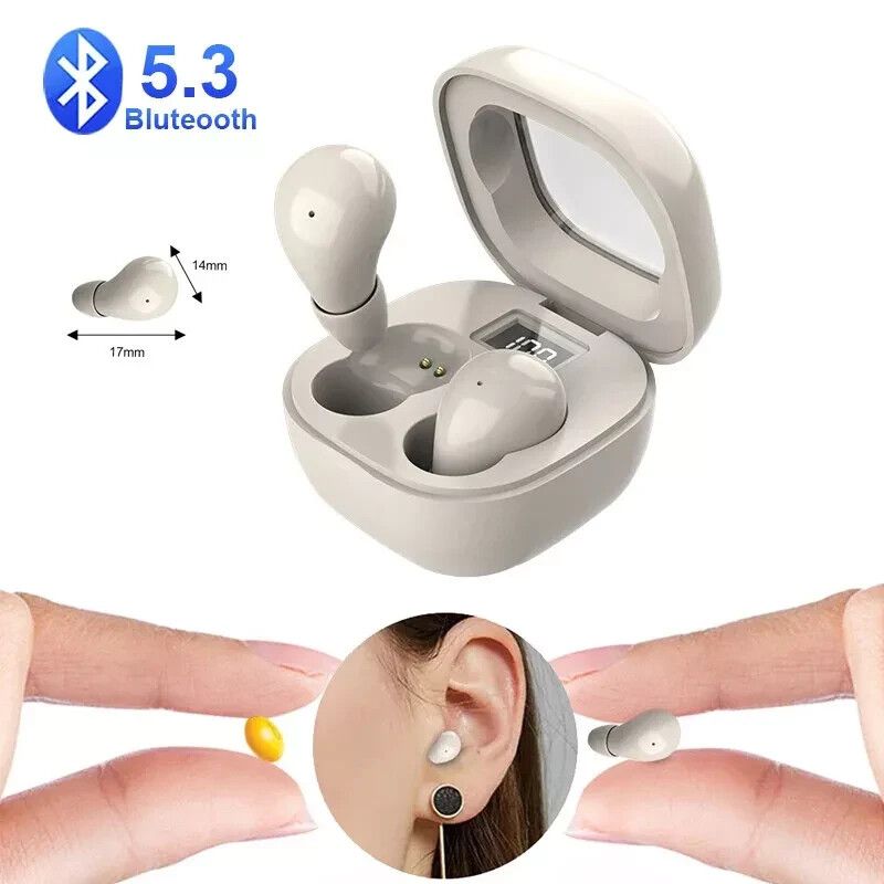 Unsichtbare TWS-Ohrhörer Micro-Bluetooth-Ohrhörer Schlaf Mini Wireless Kopfhörer UK_voghion.com