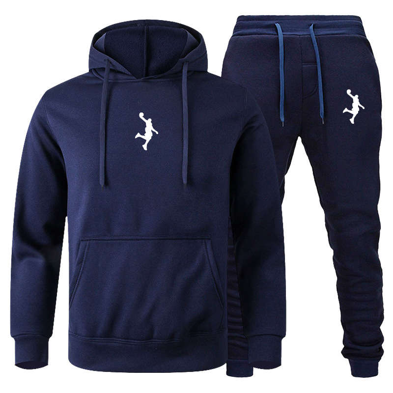 Ensemble de pulls pour hommes, vêtements de sport décontractés, ensemble de pulls pour couple à manches longues automne et hiver, ensemble de pantalons de salle de bain deux pièces_voghion.com