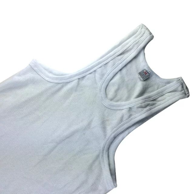 Factory direct men's European size vest 2 2 thread undershirt sports fitness vest wide shoulder sleeveless base underwear_voghion.com