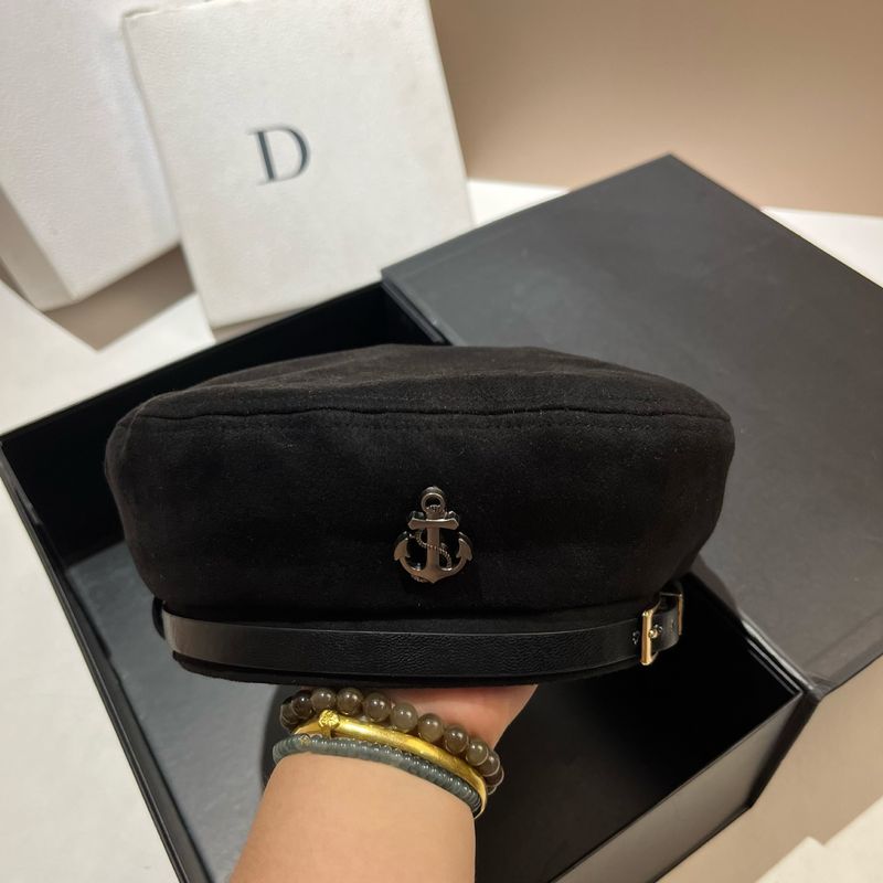 Boina de pintor de moda de gamuza nueva de otoño con cinturón personalizado de gran venta para mujer_voghion.com