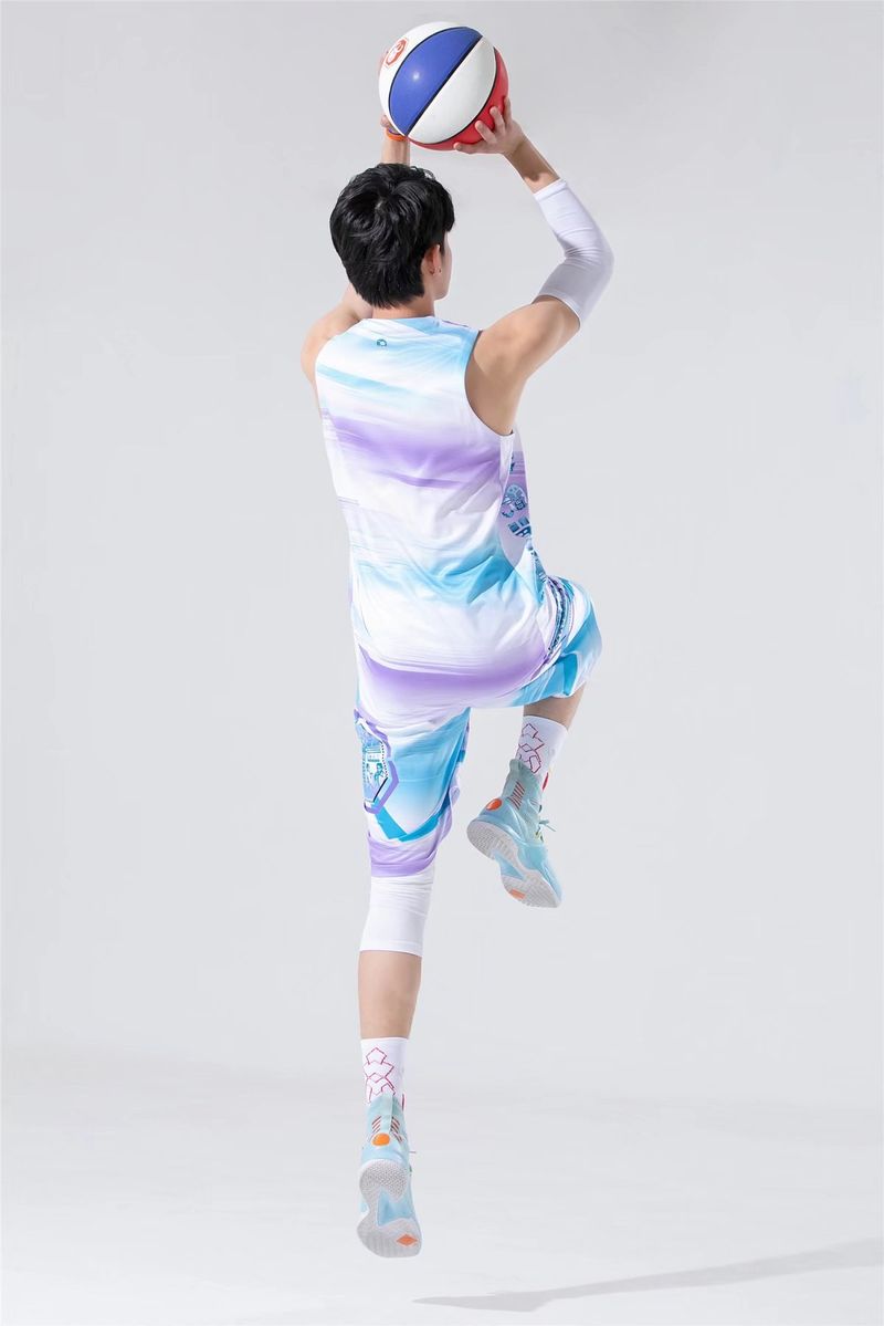 Set de baschet, maiou de vară cu imprimeu pentru echipă de joc pentru bărbați, tricou, uniformă de antrenament sportiv pentru studenți și tineri, imprimare_voghion.com