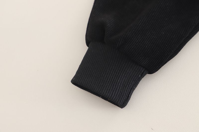Primavera e autunno 2025, nuovo stile coreano, due pezzi, felpa con cappuccio per bambini, vestiti lavorati a maglia per bambini_voghion.com