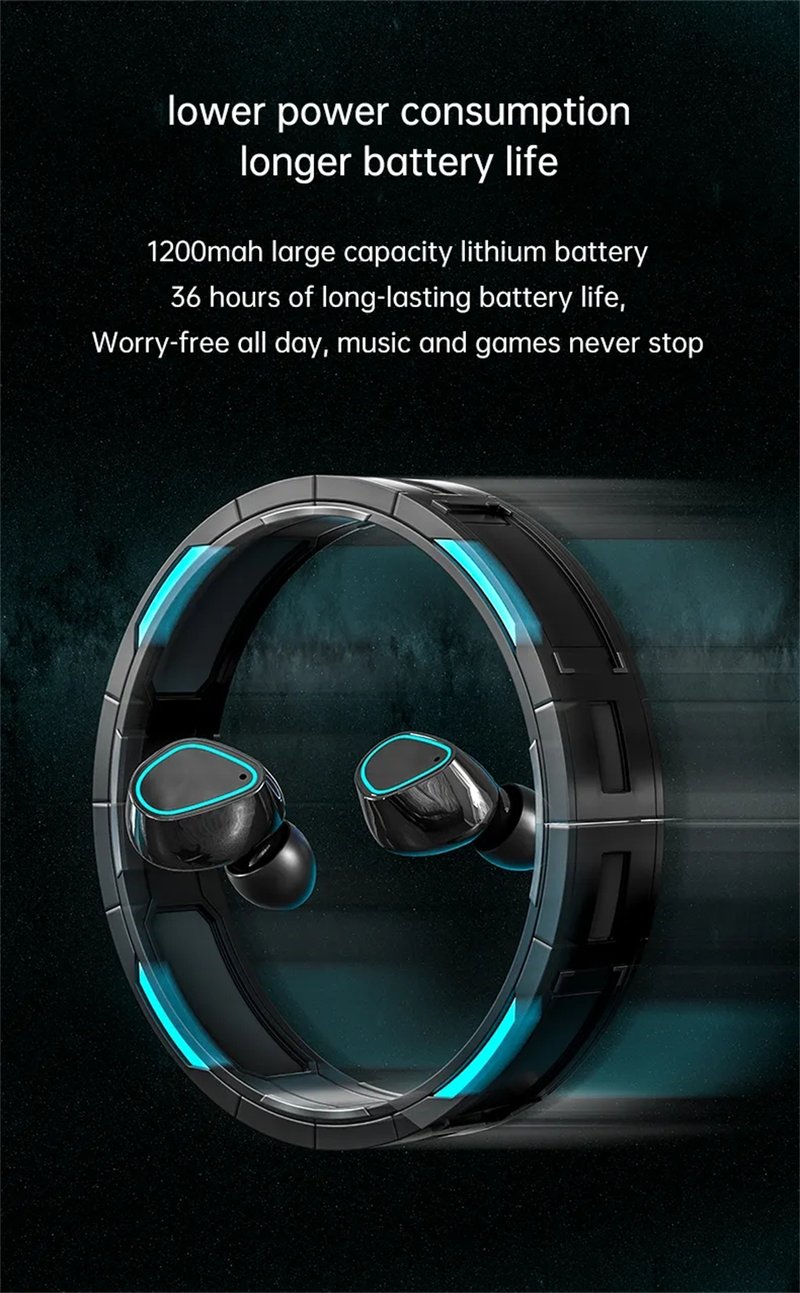 2023 Nieuwe Bluetooth 5.2 Draadloze TWS Oortelefoon Smart Touch Call Headset Waterdichte Ruisonderdrukkende Hoofdtelefoon voor Alle Smartphones_voghion.com