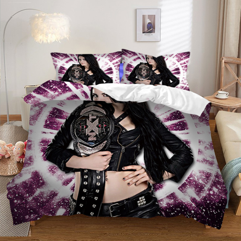 È possibile stampare la biancheria da letto e il set di tessili per la casa WWE Wrestling in tre pezzi_voghion.com