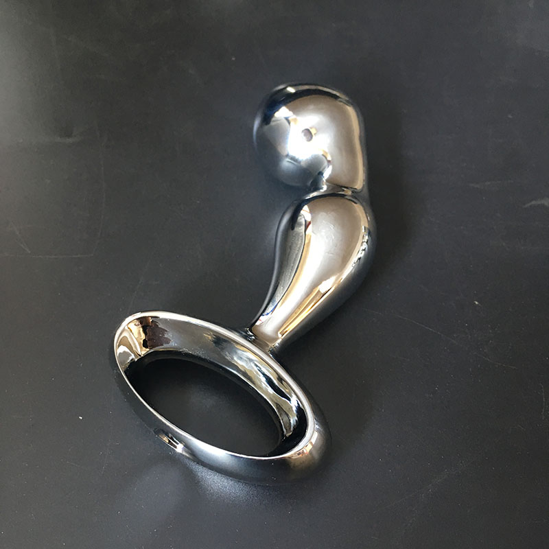 tenuto in acciaio inossidabile, giocattoli anali in acciaio, tappi di testa in metallo, grande plug anale in acciaio inossidabile, massaggio alla prostata in metallo_voghion.com