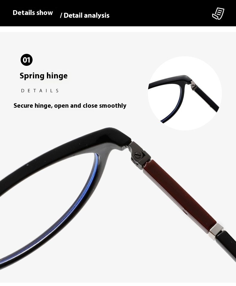 Ramă de ochelari metalică ultra-ușoară, ochelari de miopie cu formă neregulată, nemagnetici, ochelari de vedere pentru studenți cu fața goală TR1602_voghion.com