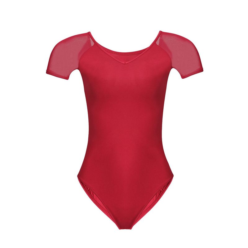 LazyZoom Mesh Fashion Elegant Versatile Body Shape Etiquette Show Yoga Dance Training Practice Wear Set_voghion.com