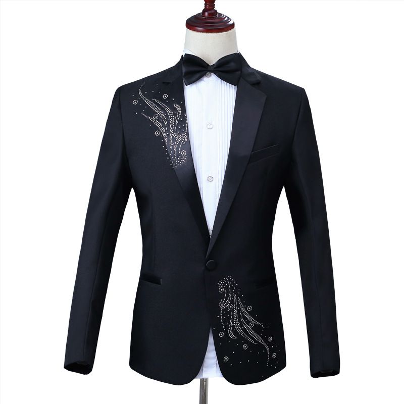 CT New Sequin Performance Costume Stage Slim Fit Suit Set For Male Host Singer Choir Outfit Annual Meeting Formal Wear_voghion.com