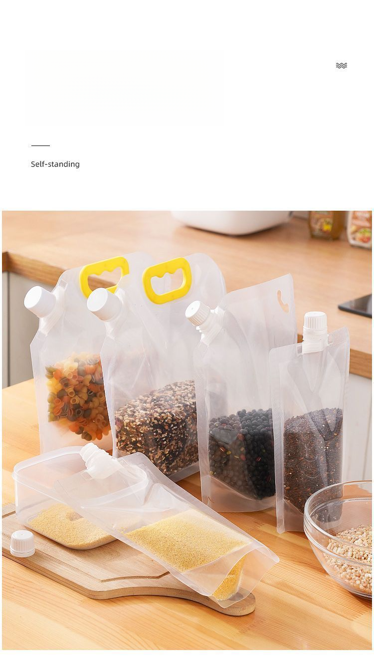 Grain Box Sealed Bag Food Grade Moisture-Proof Insect-Proof Kitchen Refrigerator Fresh-Keeping Rice Container Flour_voghion.com