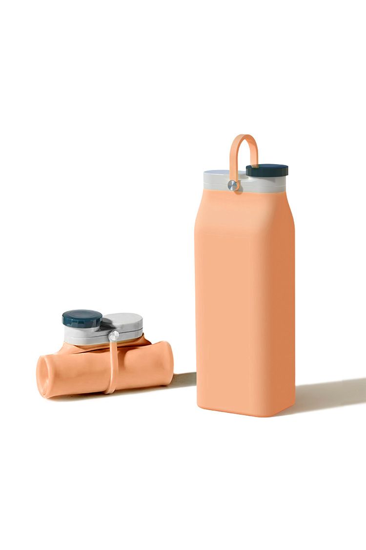Gobelet à eau pliable en silicone portable pour sports de plein air, bouteille de lait de grande capacité, style nordique minimaliste, idéal pour les voyages_voghion.com