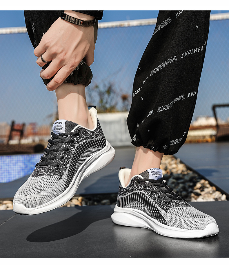 Herren Sportschuhe Arbeitsschuhe Sneakers Mesh Canvas Arch Support Rutschfeste Sneakers Schuhe_voghion.com