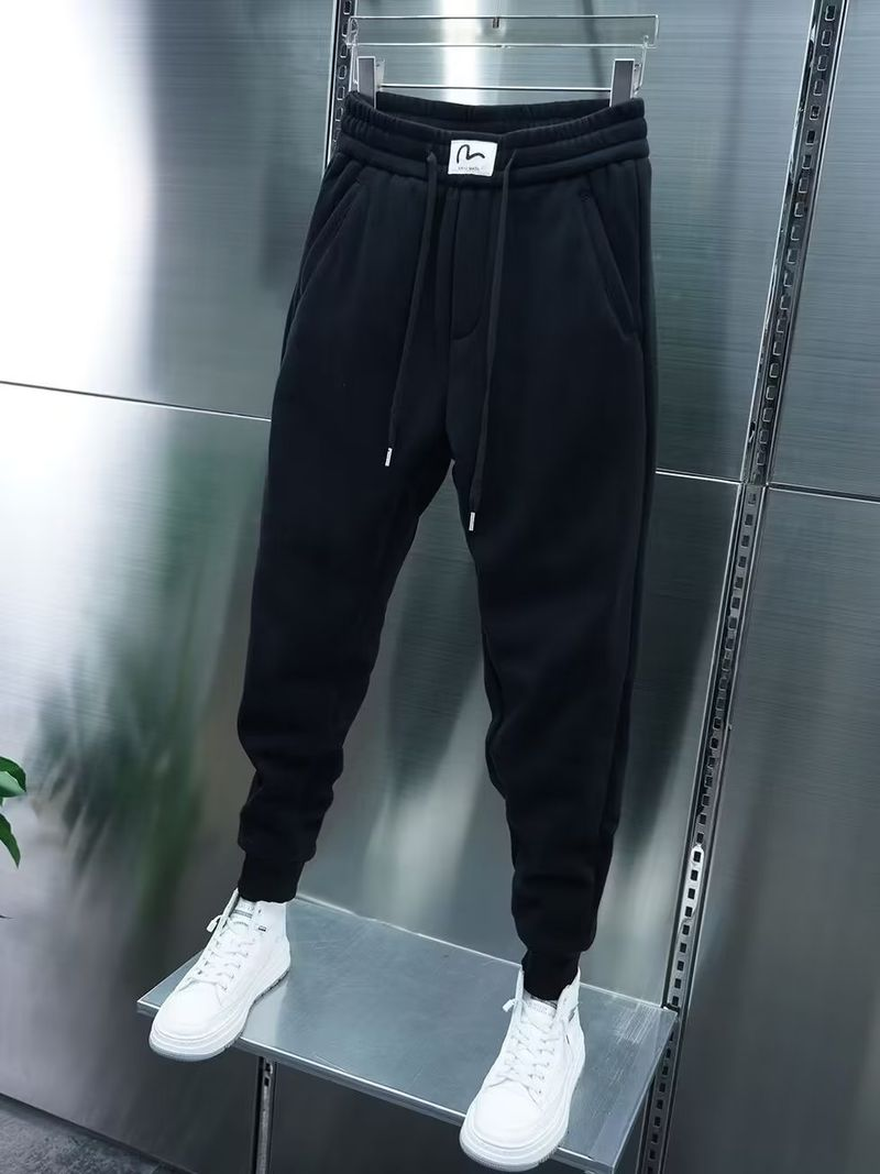 Herbst herren sportswear alle-farbe elastische taille kleine korsett beiläufige hosen mode marke Slim Ankles_voghion.com