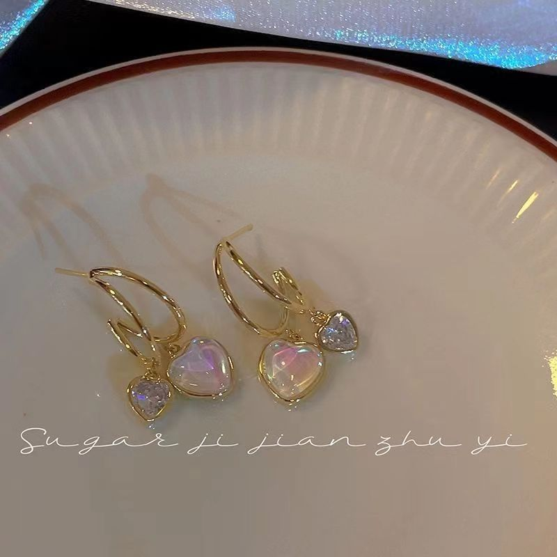 Boucles d'oreilles d'été 2023, nouvel ensemble de boucles d'oreilles combinées, boucles d'oreilles de niche, style cool avancé_voghion.com
