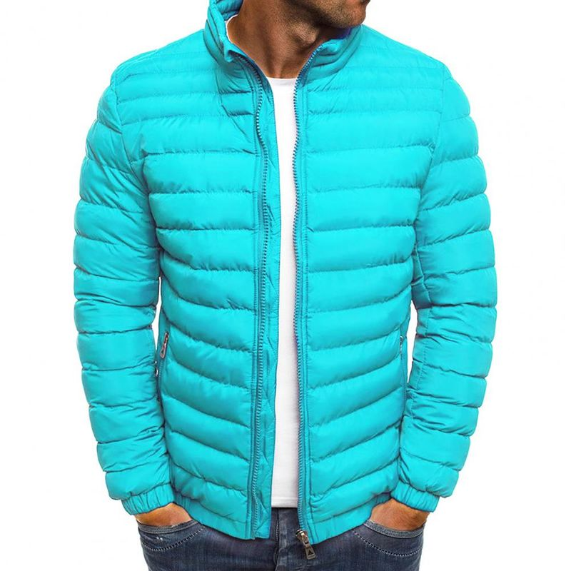 Veste d'extérieur à col montant pour hommes, manteau Parka chaud, mode de rue, marque décontractée, hiver_voghion.com