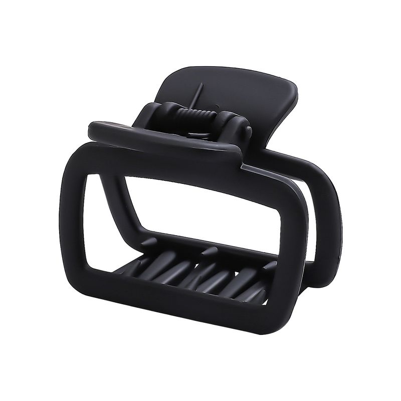 Sevimli Minimalist Küçük İçi Boş Kare Pençe Tokası - İnce Saçlar İçin Kore Tarzı Yüksek At Kuyruğu Tokası - Başın Arkası Topuz Aksesuarı_voghion.com