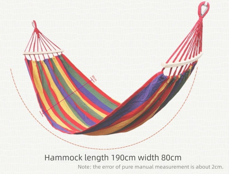Special For Regular Customers New 24-Hour Shipping Anti-Rollover Canvas Swing Outdoor Double Hammock Chair_voghion.com