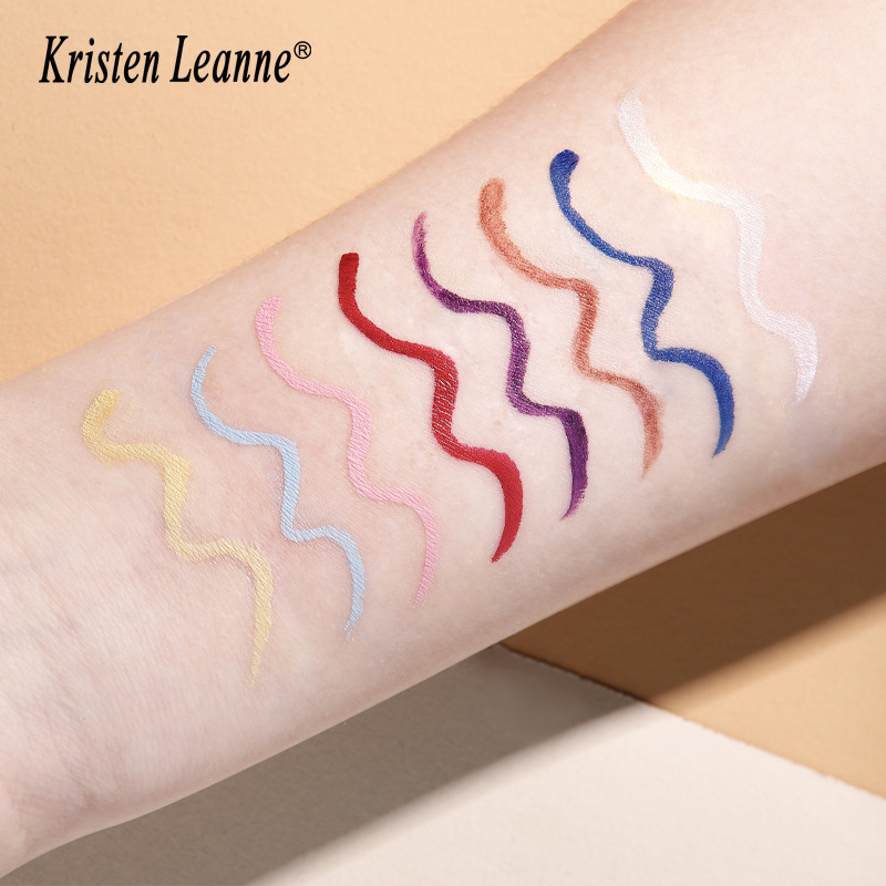 Eyeliner mat imperméable professionnel 8 couleurs, cosmétiques de beauté professionnels longue durée pour fête et Performance_voghion.com