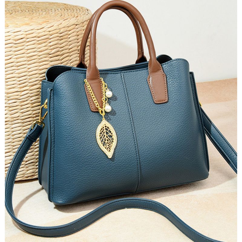 2024 Large Capacity Women's New Handbag Soft Leather Commuter Versatile Crossbody Big Bag_voghion.com