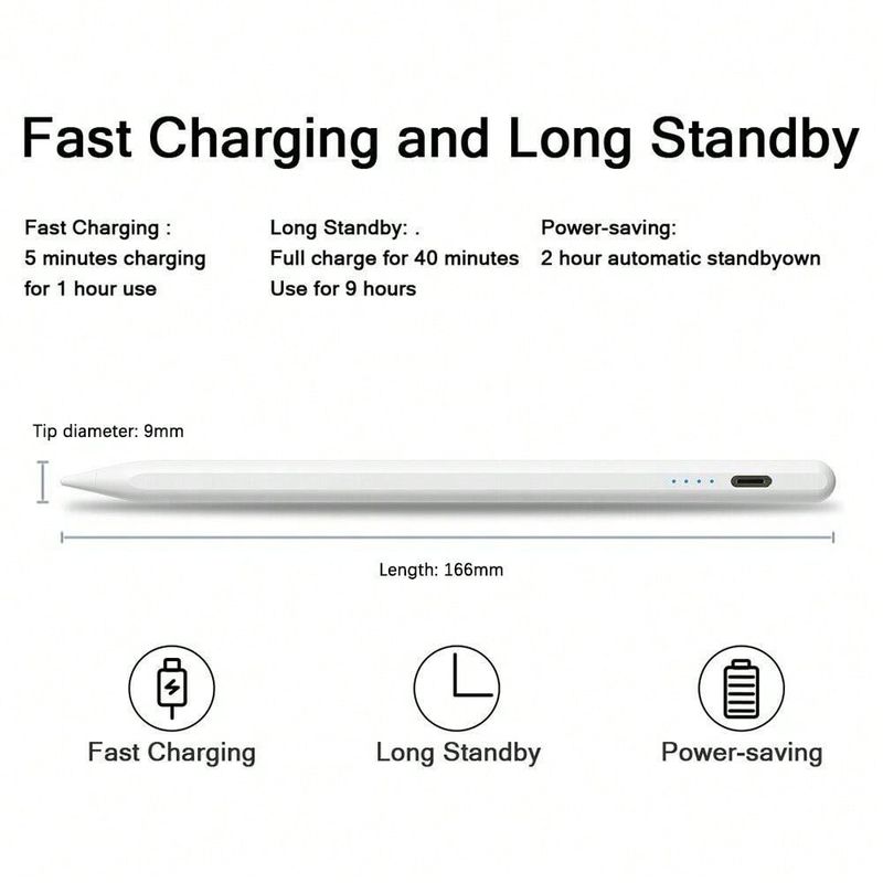 Matte capacitieve stylus geschikt voor elk touchscreen-apparaat op tablets en mobiele telefoons_voghion.com