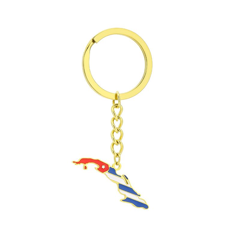 Portachiavi con ciondolo a goccia di olio cubano, decorazione per uomo e donna, stile etnico, versatile, in acciaio al titanio_voghion.com